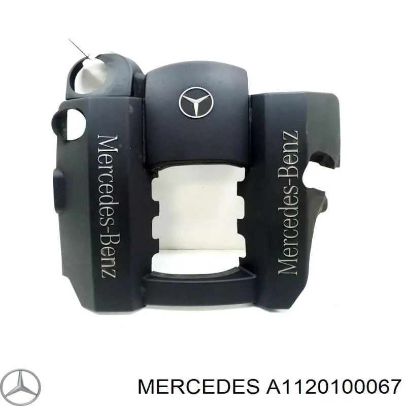 Кришка двигуна декоративна на Mercedes E-Class (S210)