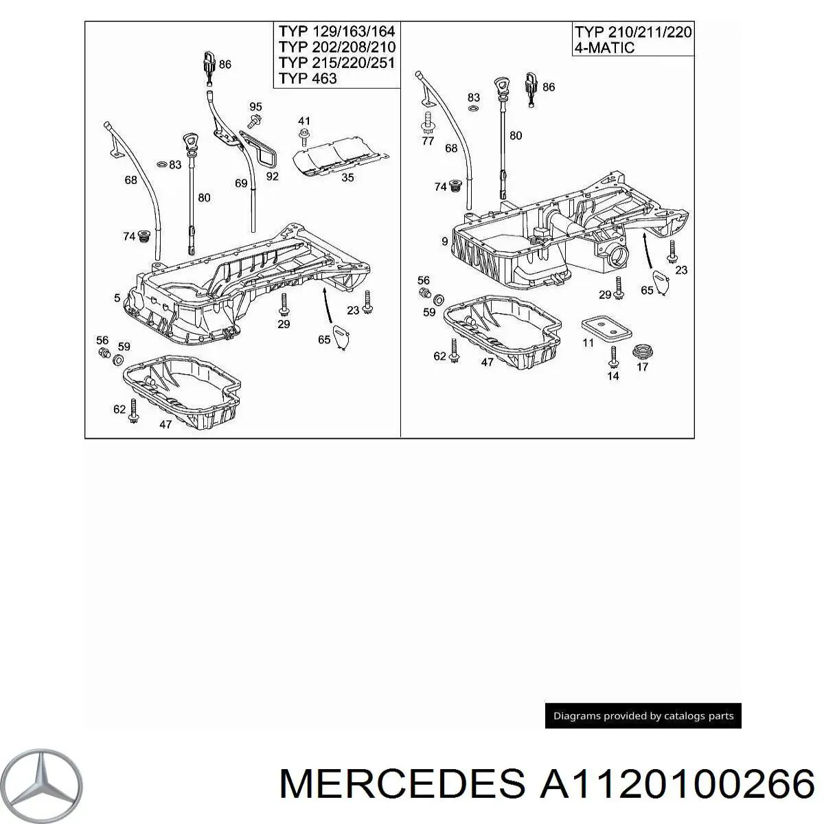  Mercedes A1120100266 ціна, від 30.93 USD