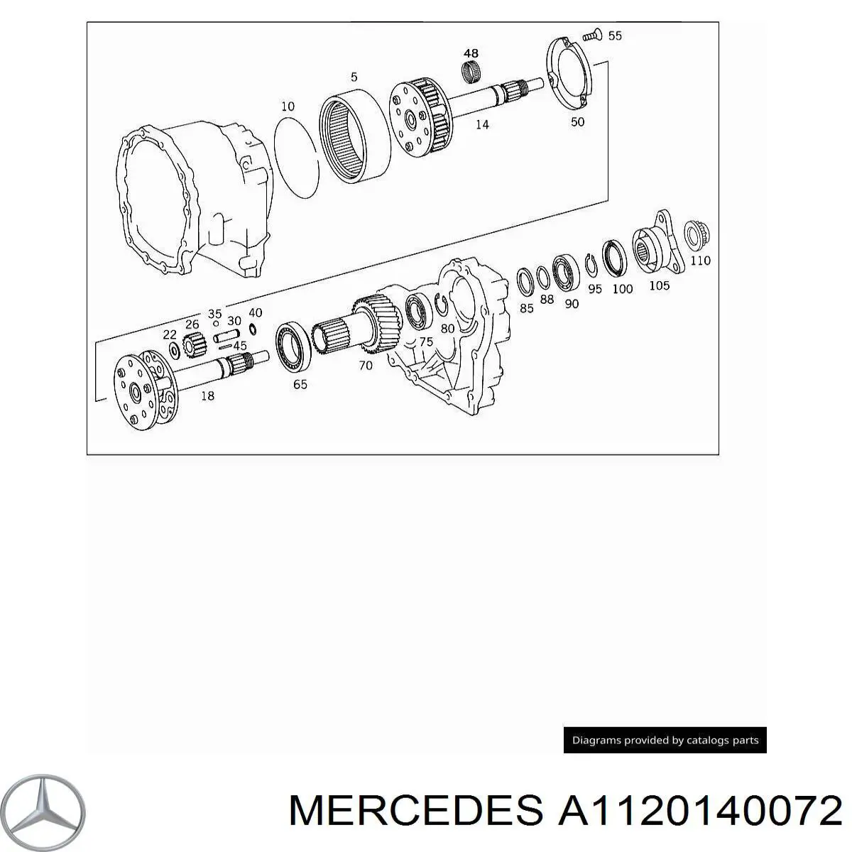 Купити A1120140072 Mercedes Пробка піддона двигуна