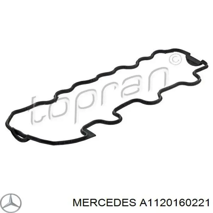 A1120160221 Mercedes прокладка клапанної кришки, ліва