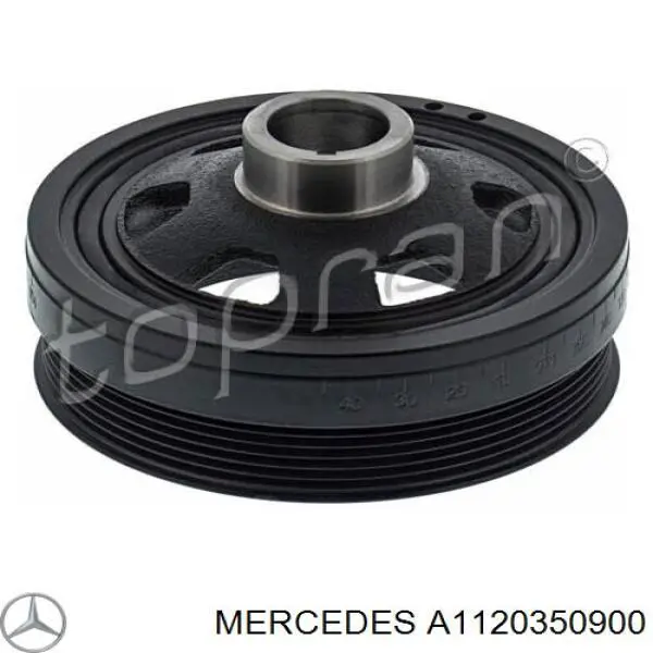 Шків колінвала (демпфер ) Mercedes A1120350900 ціна, від 38.01 USD