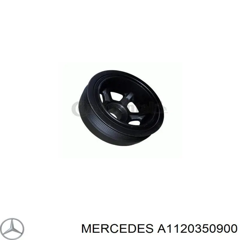 Купити A1120350900 Mercedes Шків колінчастого вала