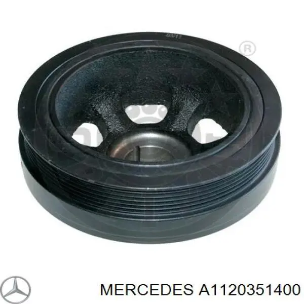 Купити A1120351400 Mercedes Шків колінчастого вала