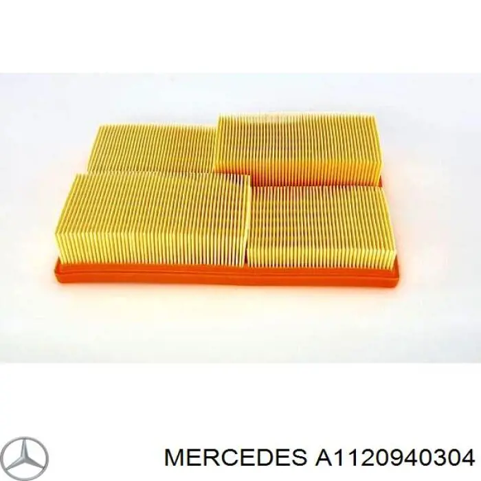 Елемент повітряного фільтра Mercedes A1120940304 ціна, від 16.03 USD