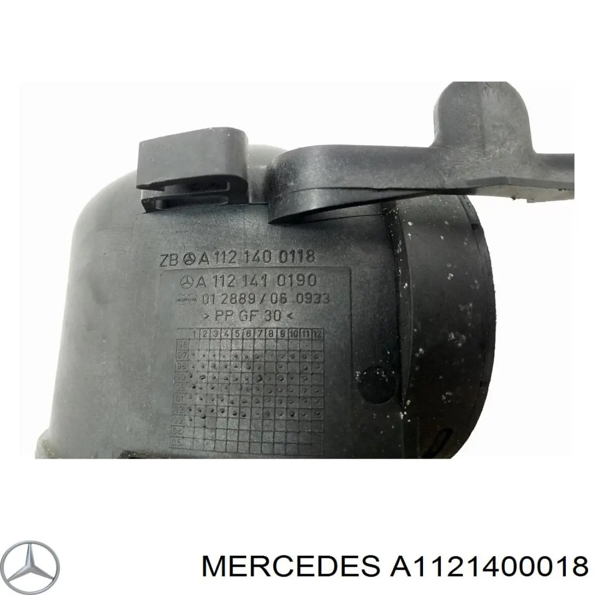 Патрубок повітряний, вихід повітряного фільтра Mercedes A1121400018 ціна, від 7.60 USD