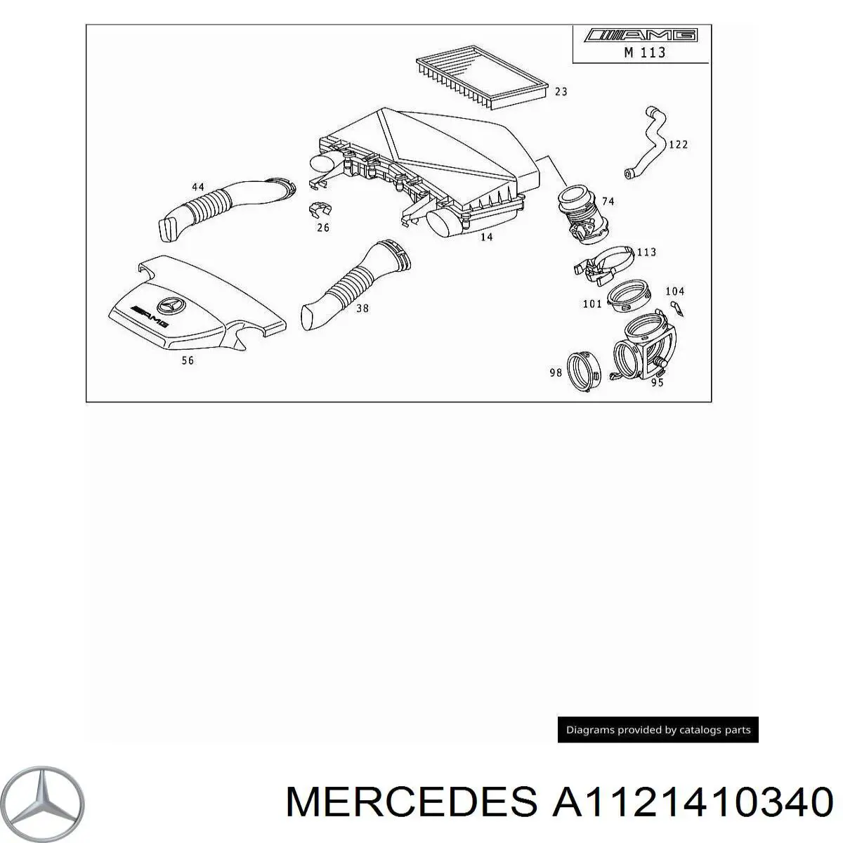 A1121410340 Mercedes 