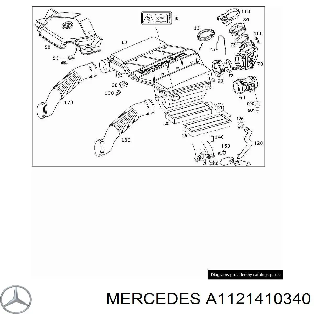  Mercedes A1121410340 ціна, від 8.03 USD