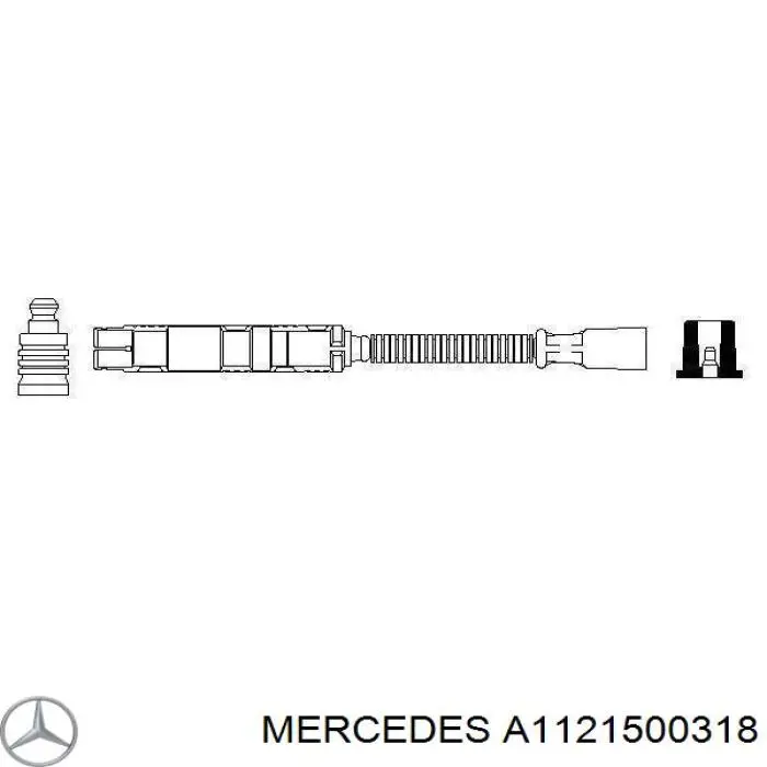 A1121500318 Mercedes дріт високовольтні, комплект