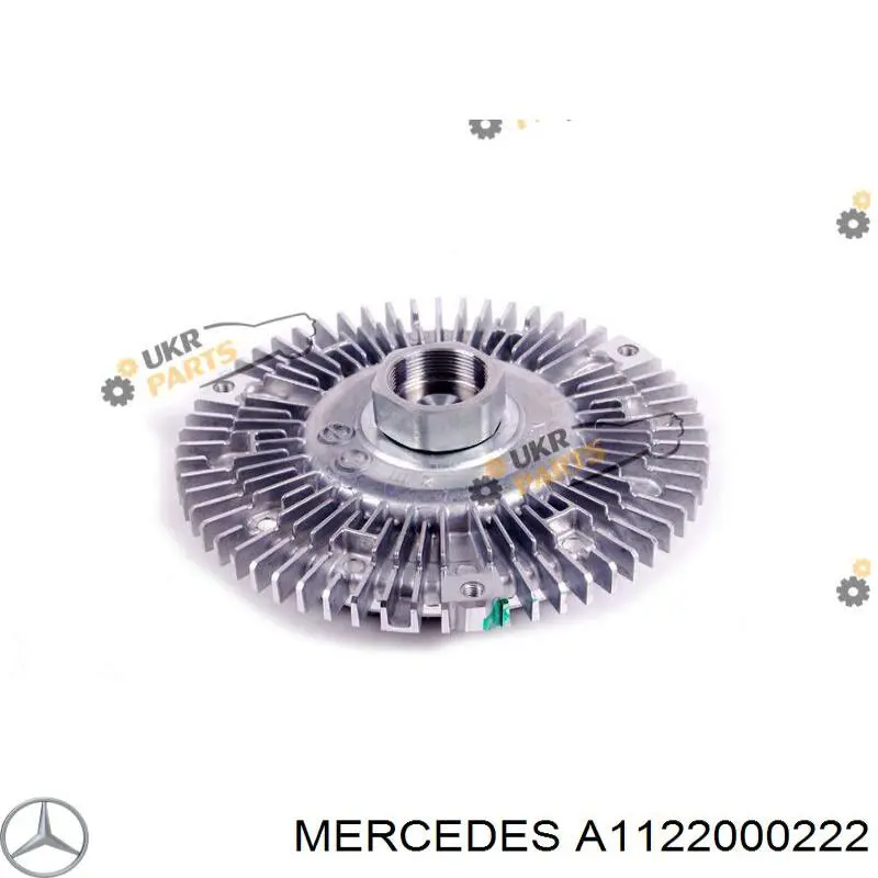 A1122000222 Mercedes вискомуфта, вязкостная муфта вентилятора охолодження