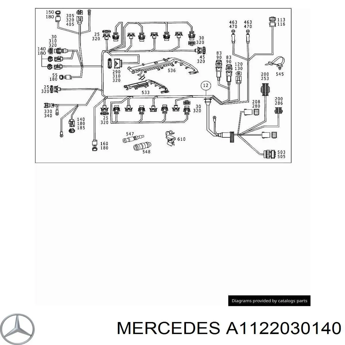 A1122030140 Mercedes Кронштейн кріплення генератора