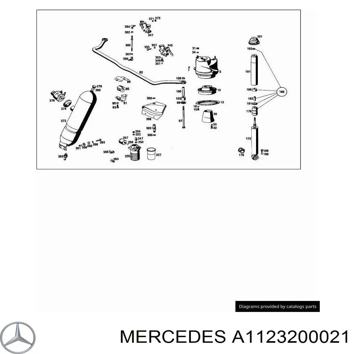 A1123200021 Mercedes Внутрішньосалонний фільтр