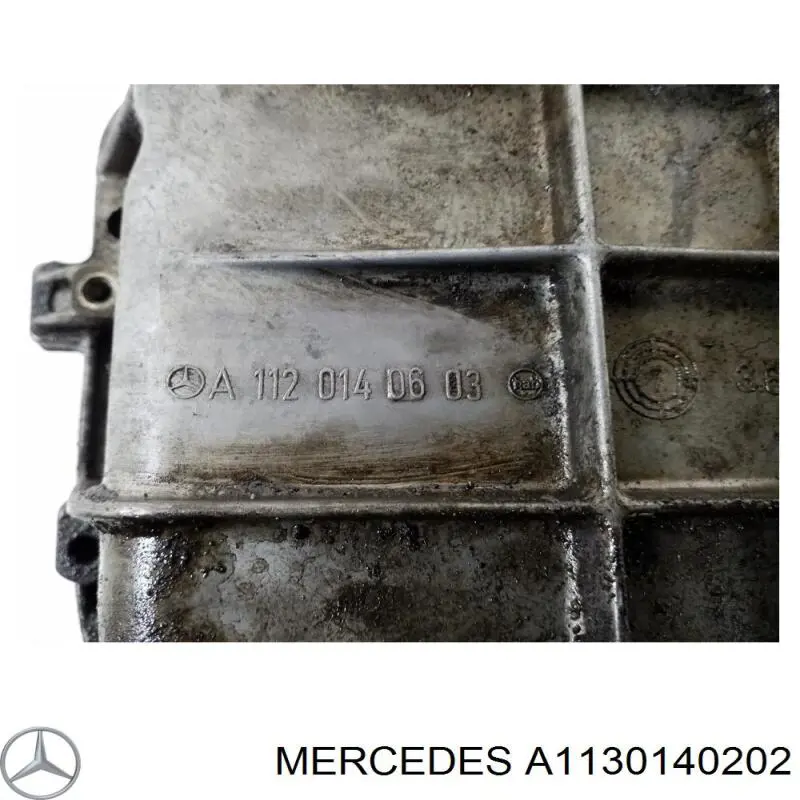 Піддон масляний картера двигуна, верхня частина Mercedes A1130140202 ціна, від 57.01 USD