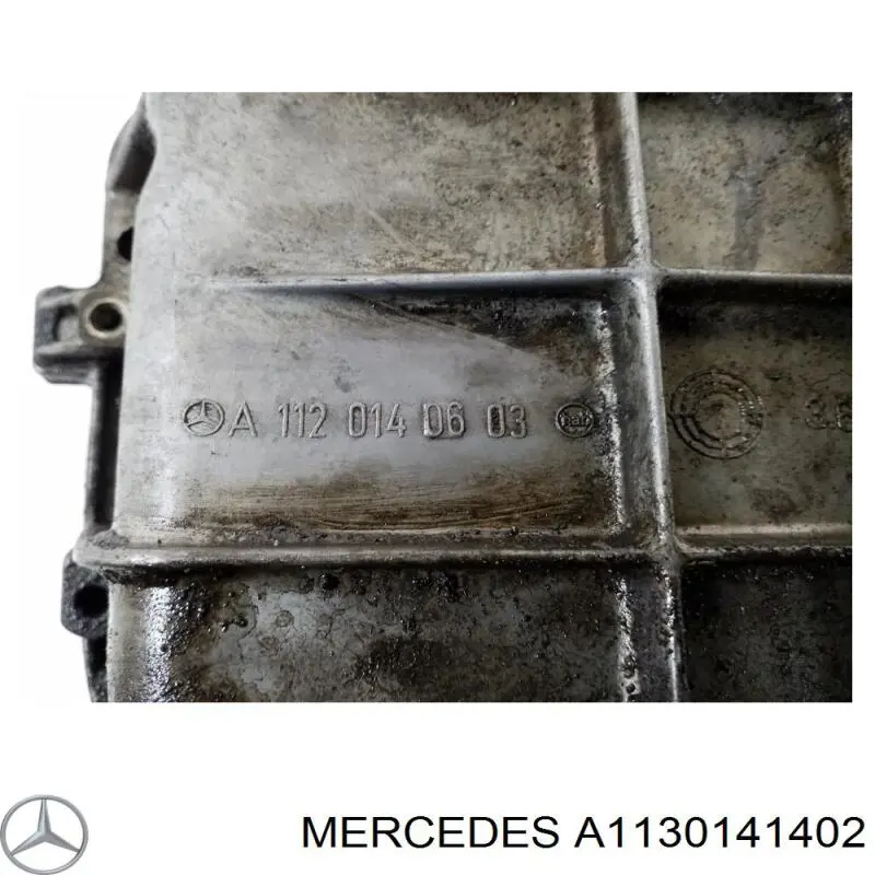 Купити A1130141402 Mercedes Піддон масляний картера двигуна, верхня частина
