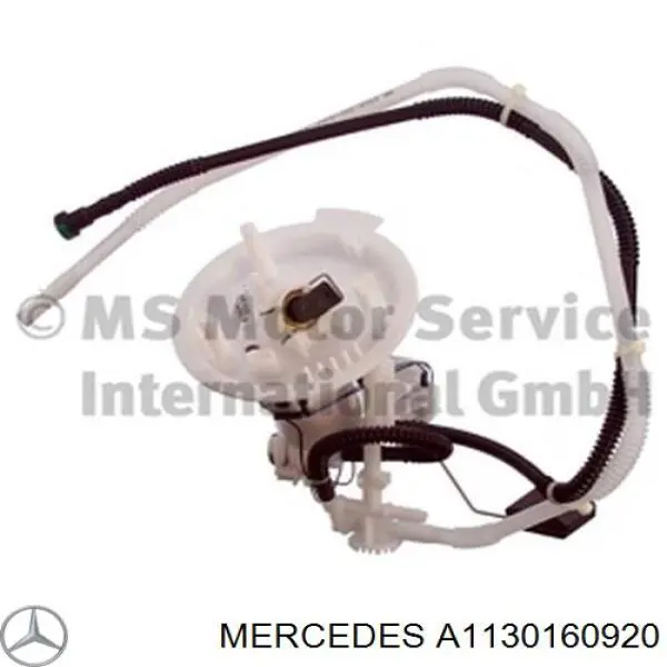 1130160920 Mercedes прокладка головки блока циліндрів (гбц, ліва)