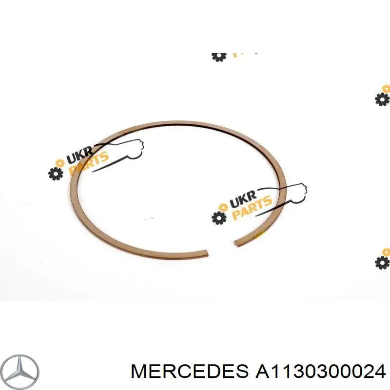A1130300024 Mercedes кільця поршневі на 1 циліндр, std.