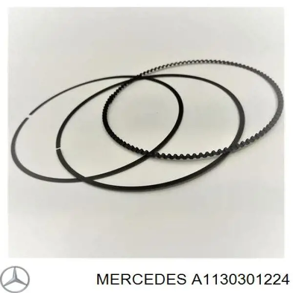 1130301224 Mercedes кільця поршневі на 1 циліндр, std.