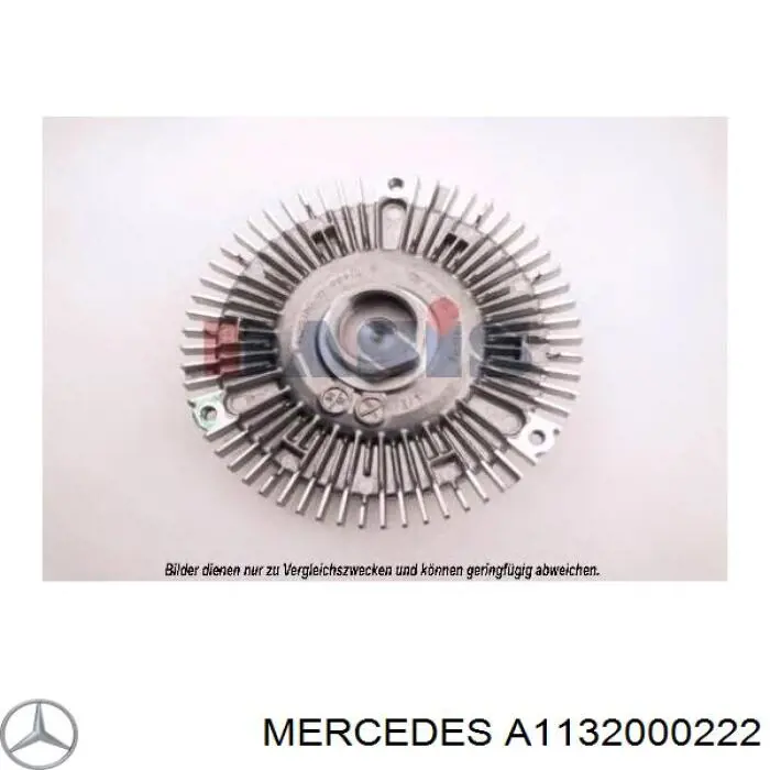 Купити A1132000222 Mercedes Муфта вязкостная системи охолодження