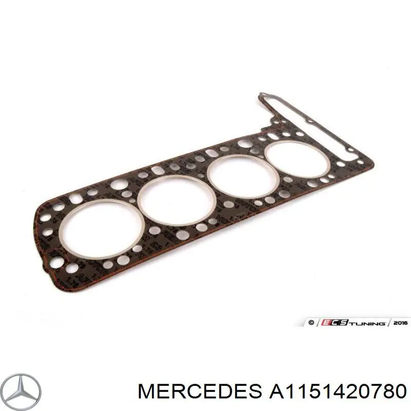 Прокладка, впускний/випускний колектор, поєднана Mercedes A1151420780 ціна, від 12.88 USD