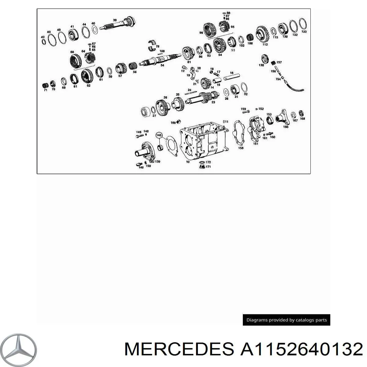  Mercedes A1152640132 ціна, від 22.44 USD