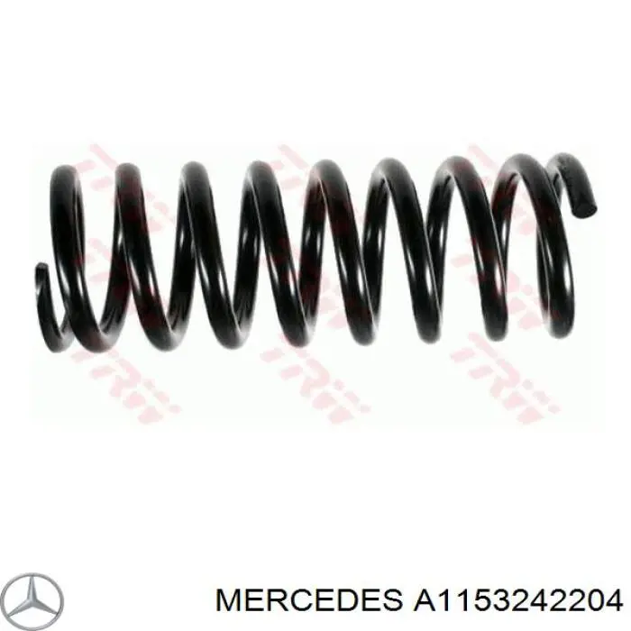 Купити A1153242204 Mercedes Задні пружини