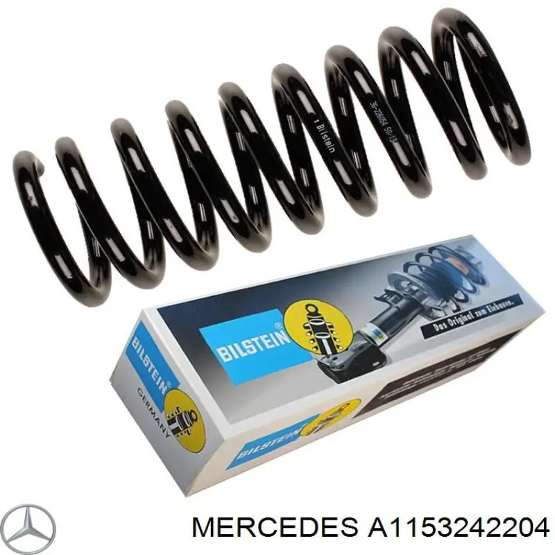 Задні пружини A1153242204 Mercedes