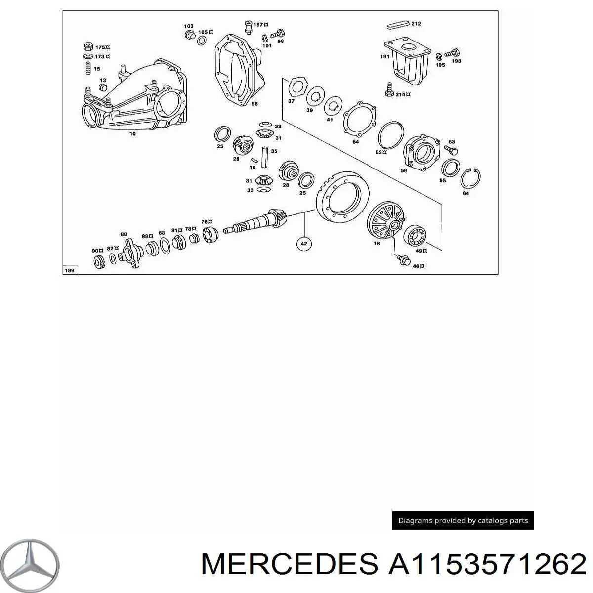Шайба регулювальна Mercedes A1153571262 ціна, від 95.09 USD