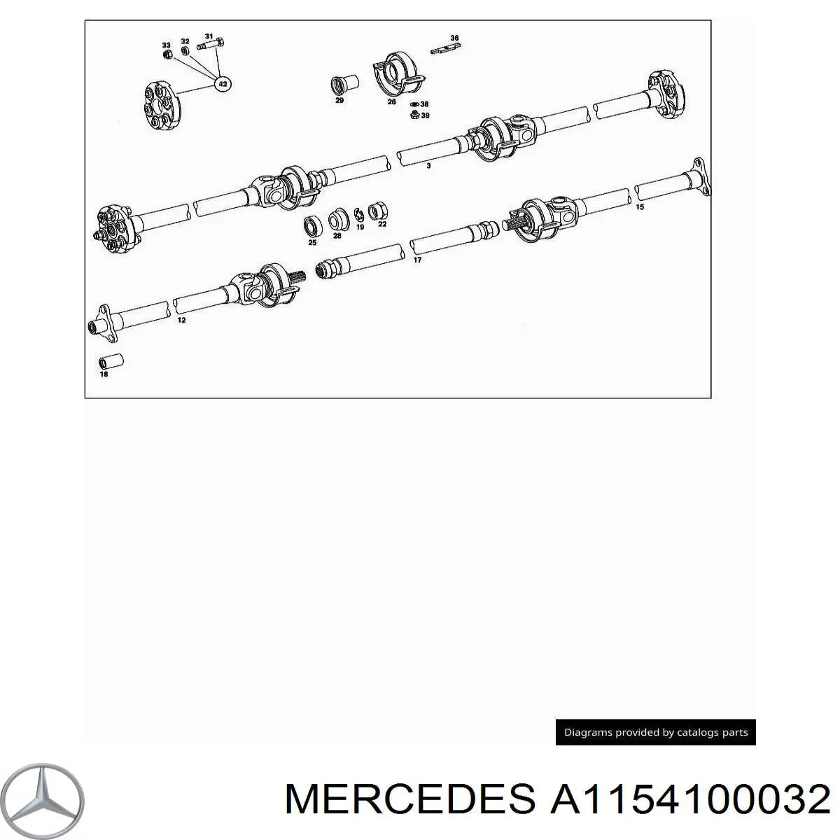  A1154100032 Mercedes