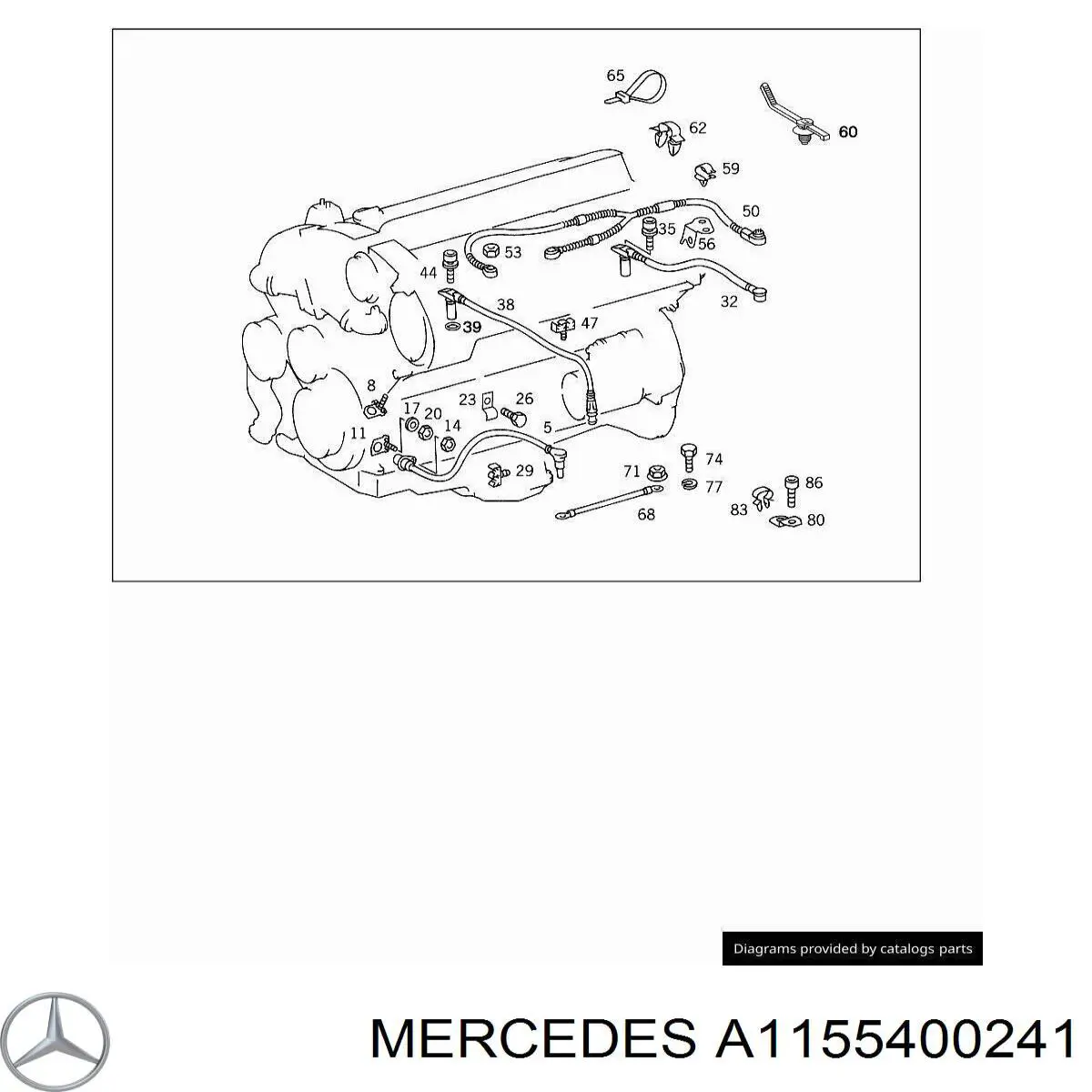 A1245400041 Mercedes 