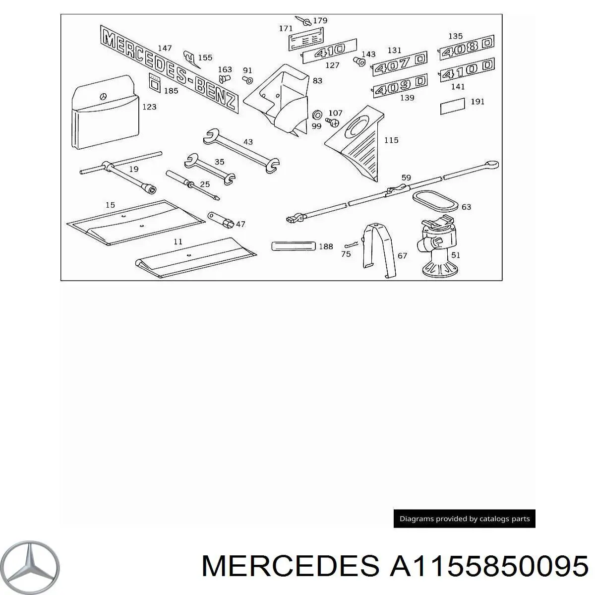 A1155850095 Mercedes 