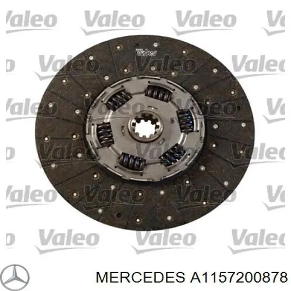 Купити A1157200878 Mercedes Ущільнювач двері передньої лівої (на двері)