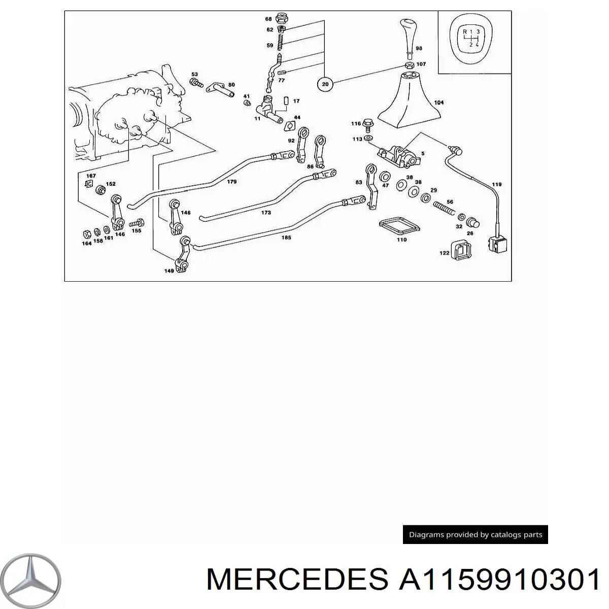 A1159910301 Mercedes 