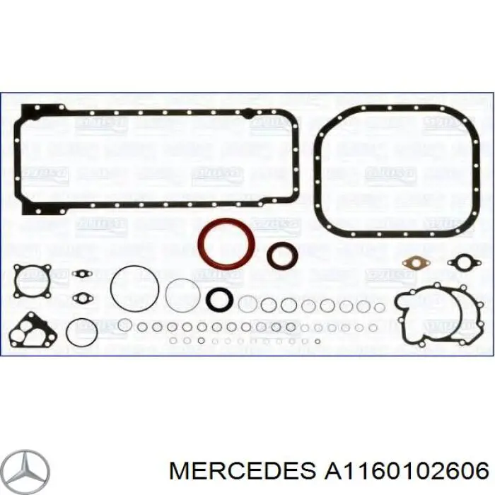 1160102606 Mercedes комплект прокладок двигуна, нижній