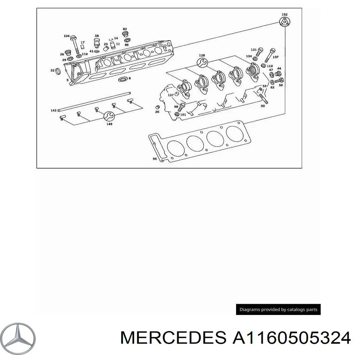 Напрямна втулка клапана випускного Mercedes A1160505324 ціна, від 248.61 USD