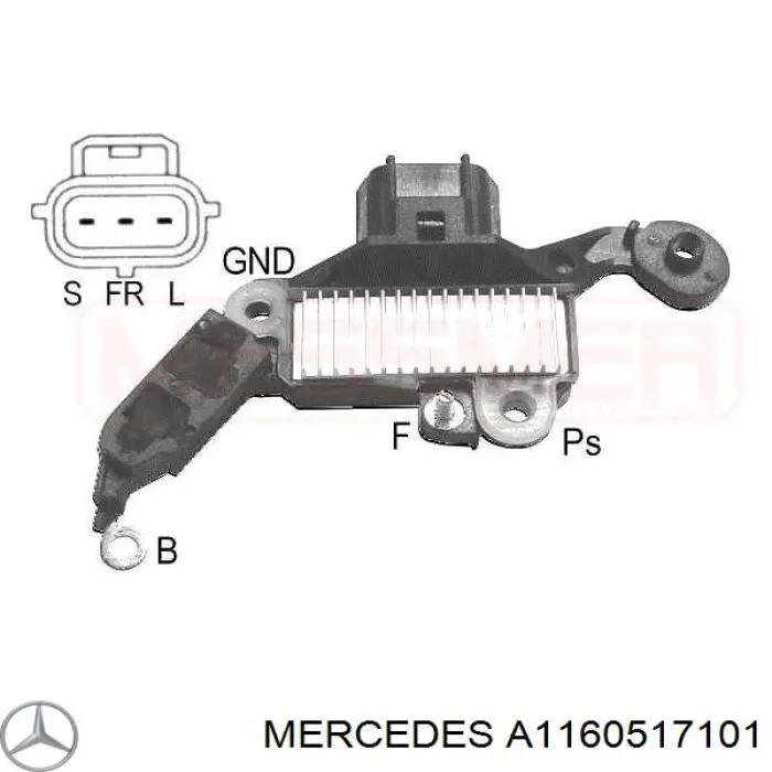 A1160517101 Mercedes Розподільний вал двигуна правий