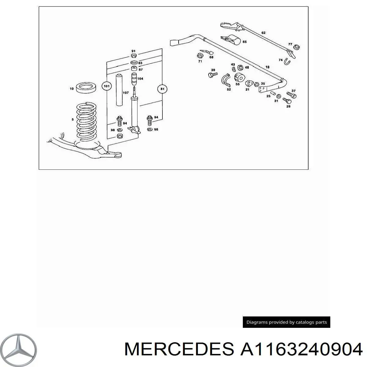 Задні пружини 36226054 Bilstein
