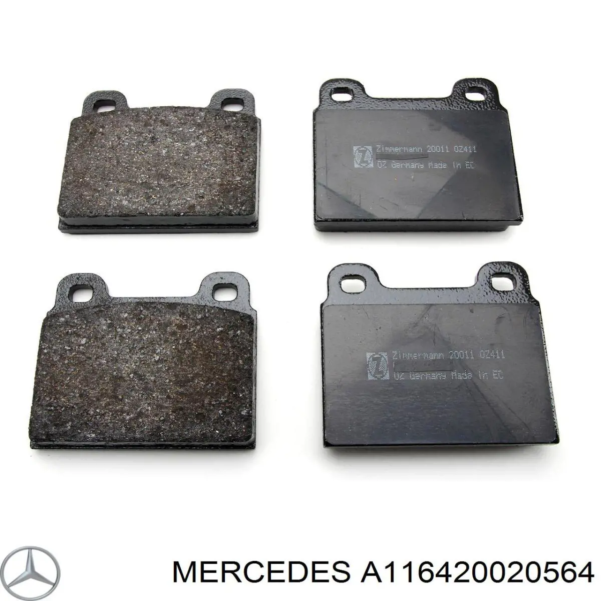 A116420020564 Mercedes Гальмо дискове переднє