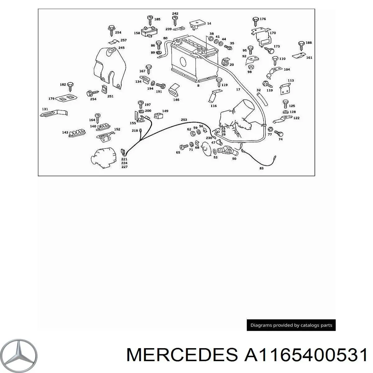 Кабель маси акумулятора (АКБ) Mercedes A2015400041 ціна, від 67.93 USD