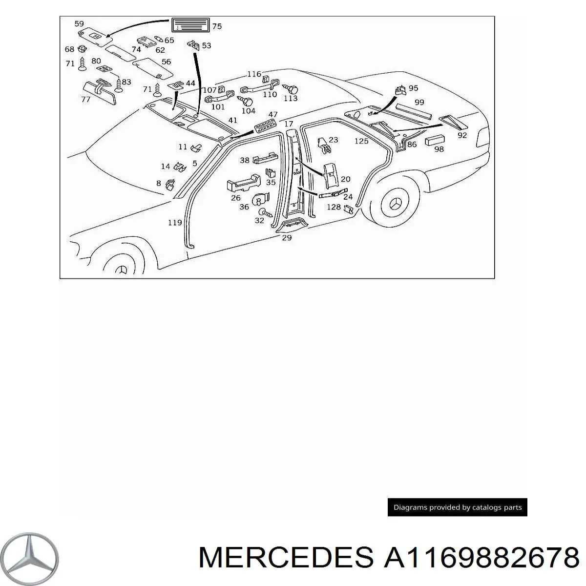 Купити A1169882678 Mercedes 