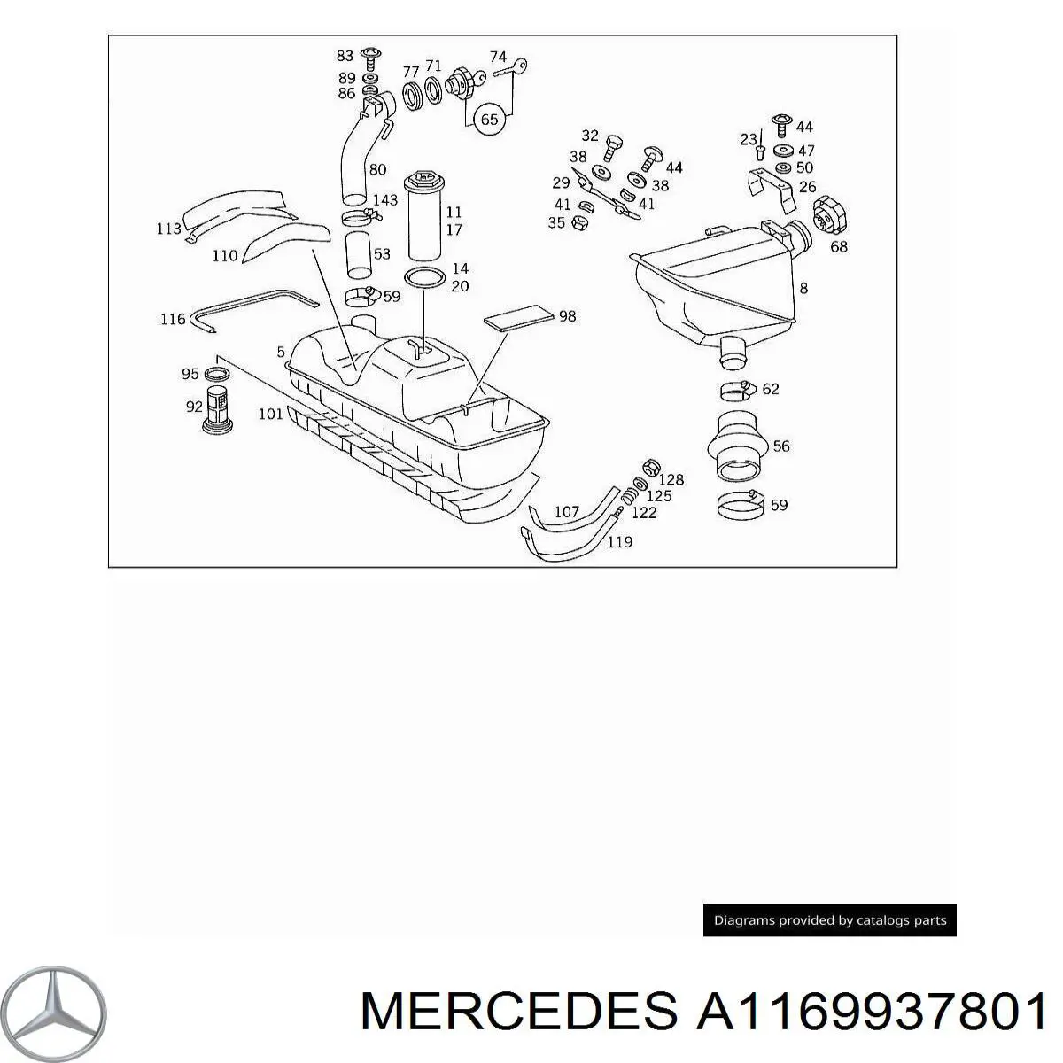 Пружина болта кріплення колектора Mercedes A1169937801 ціна, від 0.85 USD