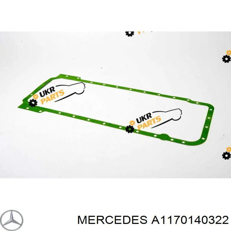 Прокладка піддону картера двигуна A1170140322 Mercedes