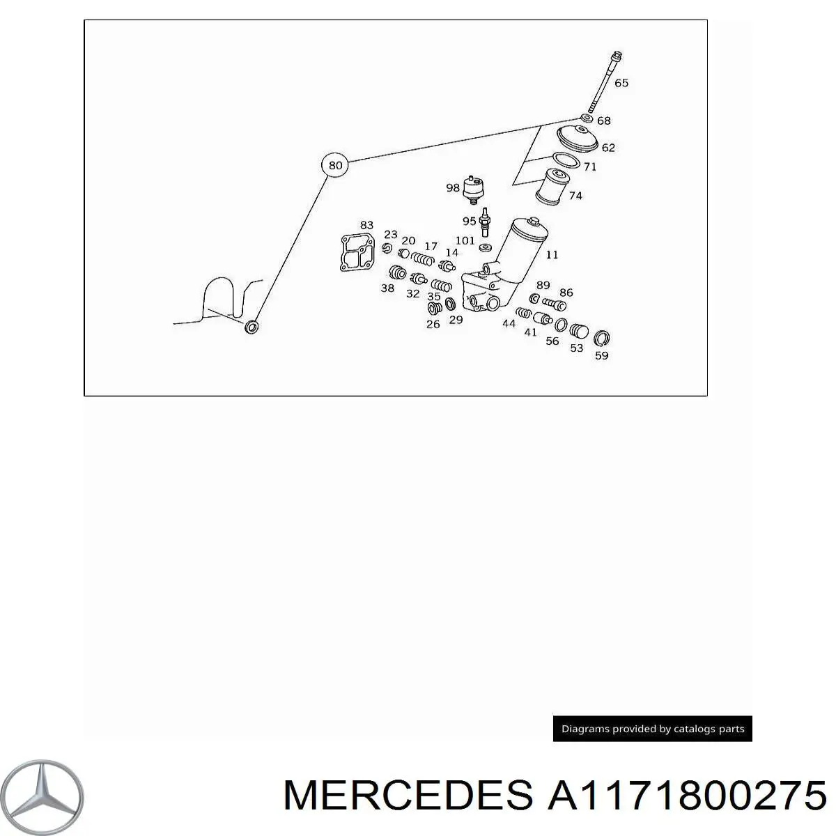 Купити A1171800275 Mercedes 