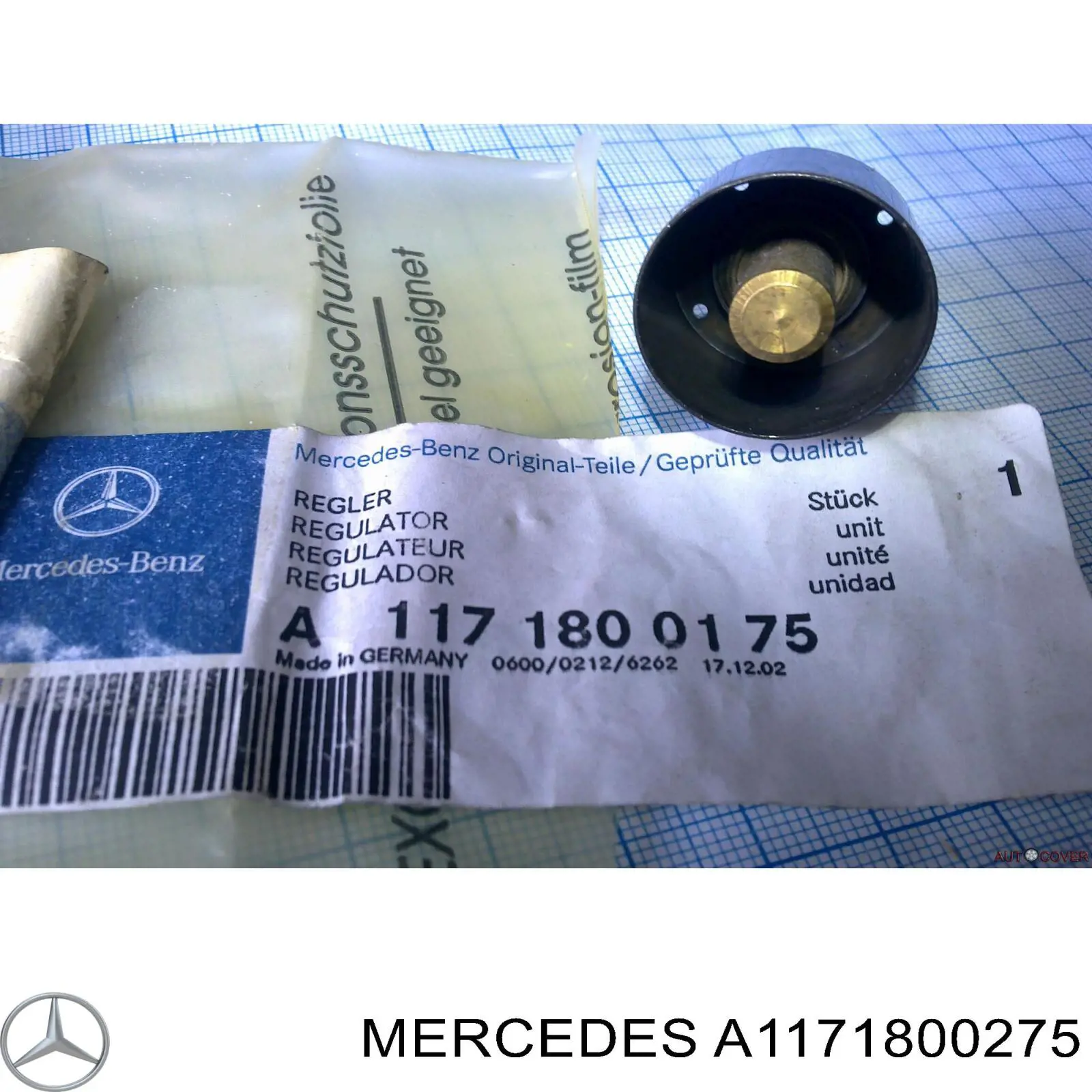 Mercedes A1171800275 ціна, від 144.82 USD