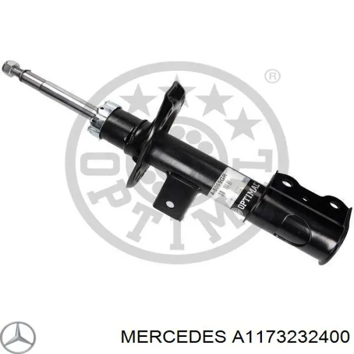 Амортизатор передній, правий A1173232400 Mercedes