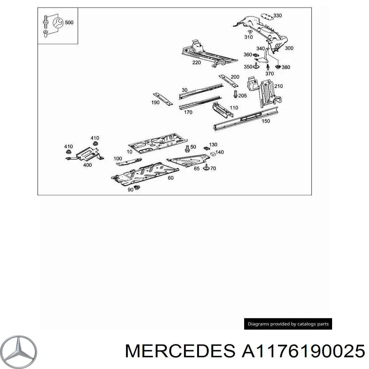 A1176190025 Mercedes 