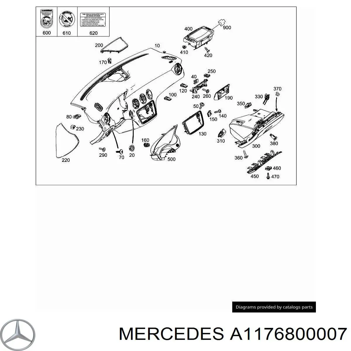 A1176800007 Mercedes 