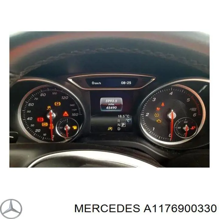 Підкрилок задній лівий Mercedes A1176900330