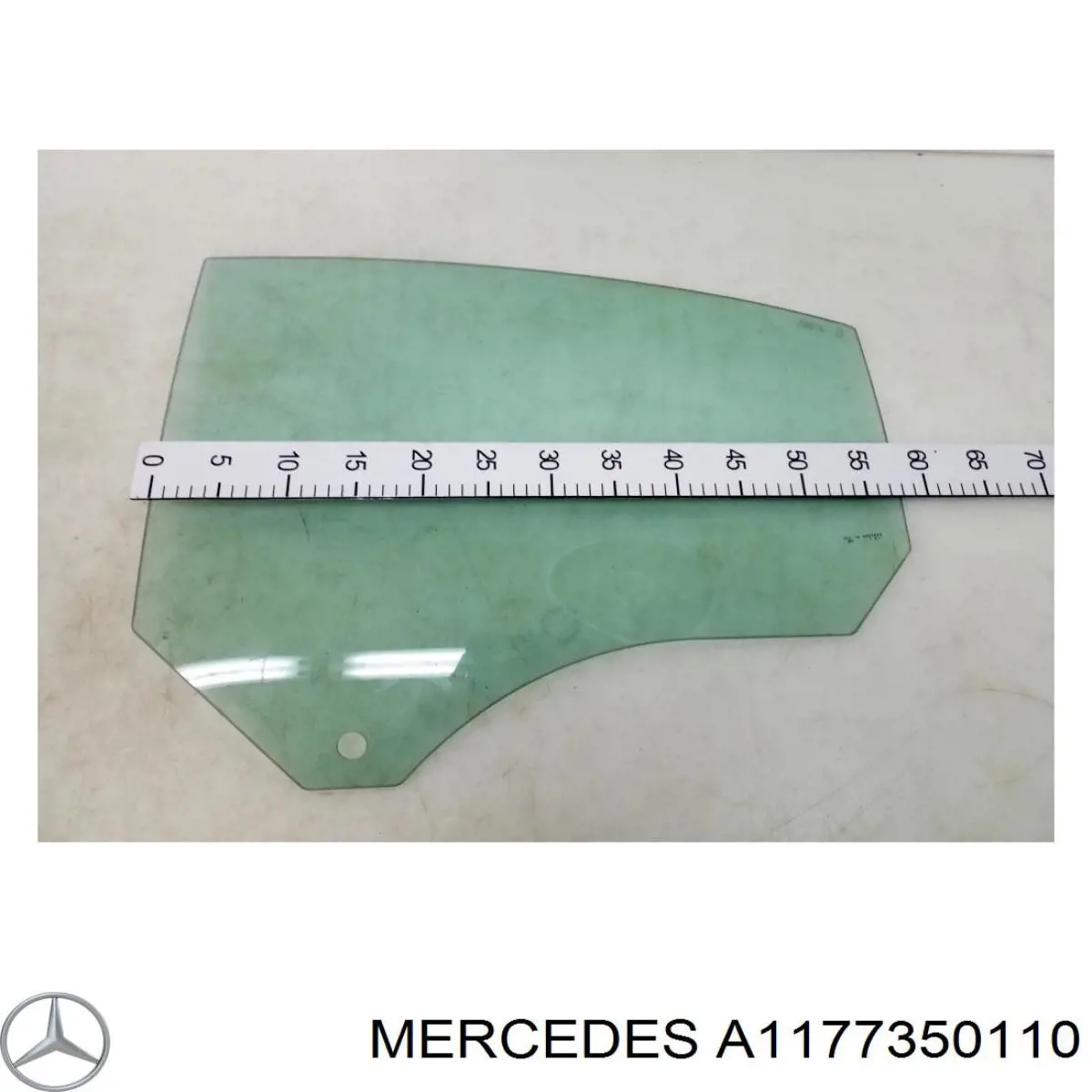 Купити A1177350110 Mercedes Скло задньої двері лівої