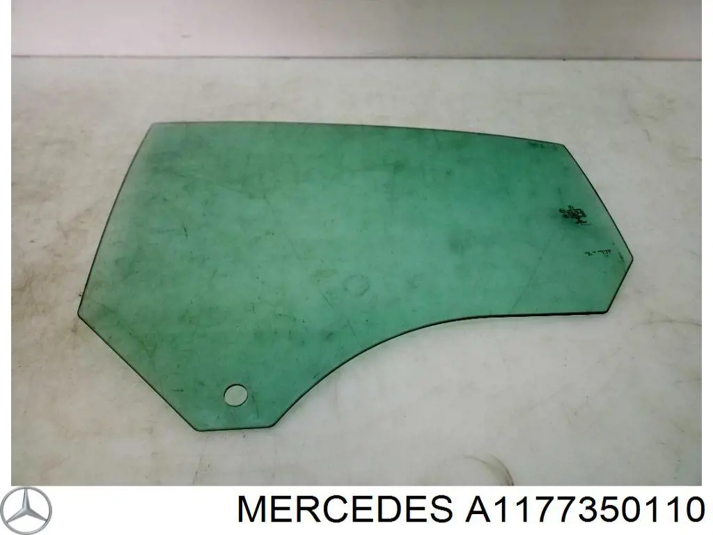 Скло задньої двері лівої Mercedes A1177350110 ціна, від 44.34 USD