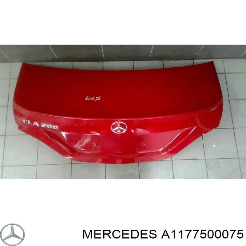 A1177500075 Mercedes Кришка багажника