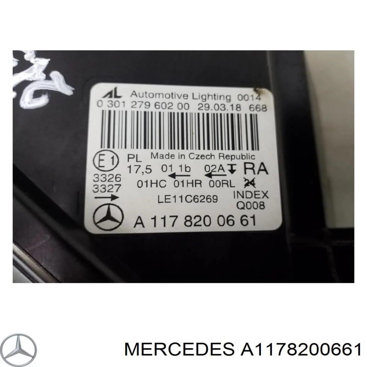 Купити A1178200661 Mercedes 